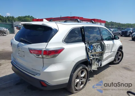 2016 Toyota Highlander Limited Platinum V6 from USA, damaged, VIN 5TDDKRFH1GS339306